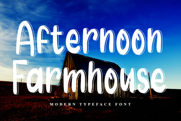 Afternoon Farmhouse Font for Digital Creativity