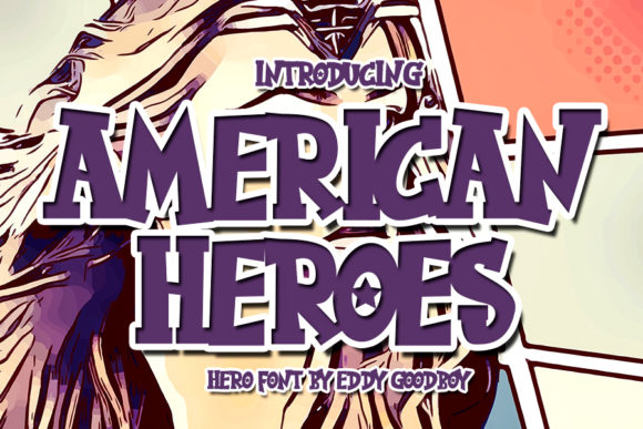 American Heroes Font for Bold Branding and Modern Design