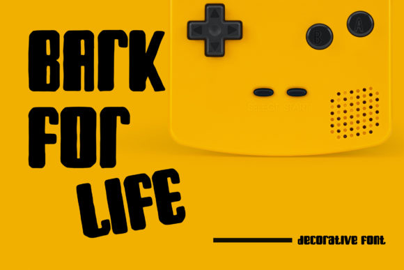Bark for Life: A Bold Display Font for Digital Creatives