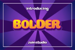 Bolder: A Display Font with Playful Energy for Editorial Design