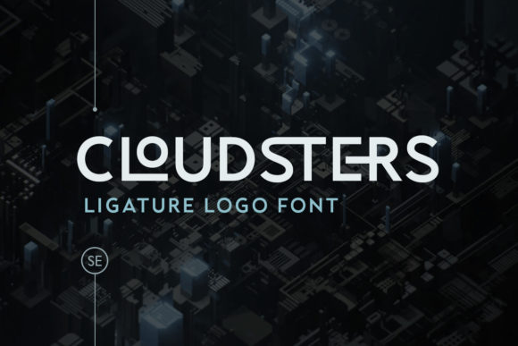 Cloudsters: A Bold Display Font for Creative Makers