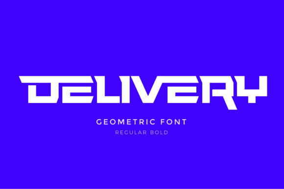 Delivery Font for Bold and Beautiful Craft Projects