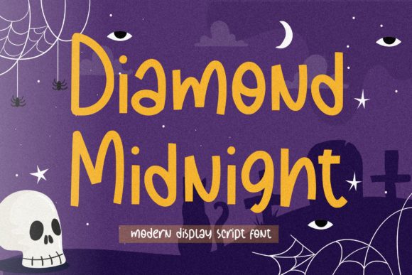Diamond Midnight Font for Bold Handmade Creations