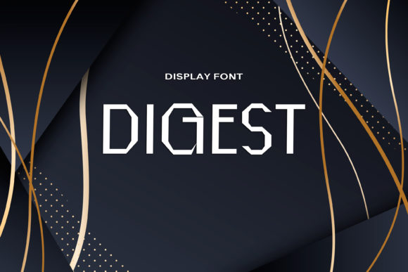 Digest: A Display Font That Elevates Branding Projects