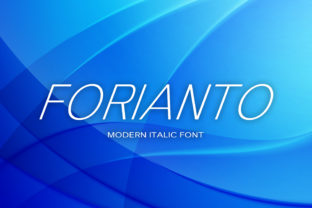 Forianto: A Modern Display Font for Bold Campaigns