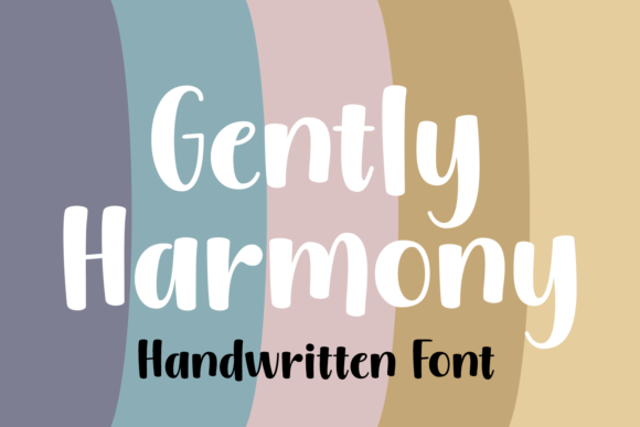 Gently Harmony: A Display Font for Editorial Elegance