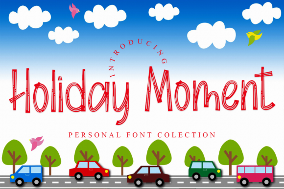 Holiday Moment Font for Handmade Elegance and Creative Display
