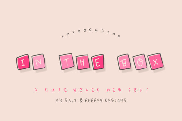 In the Box Font for Creative Campaigns