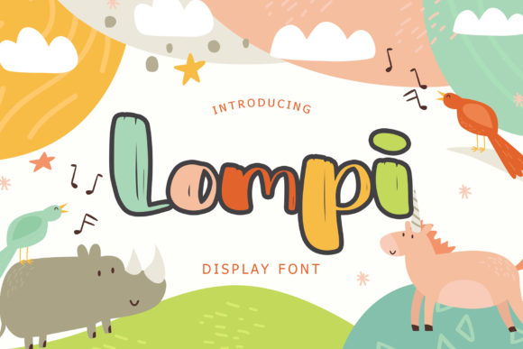 Lompi: A Playful Display Font for Creative Projects
