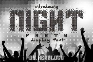 Night Party: A Modern Display Font for Web Design and Branding