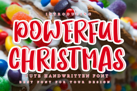 Powerful Christmas Font for Festive Editorial Designs