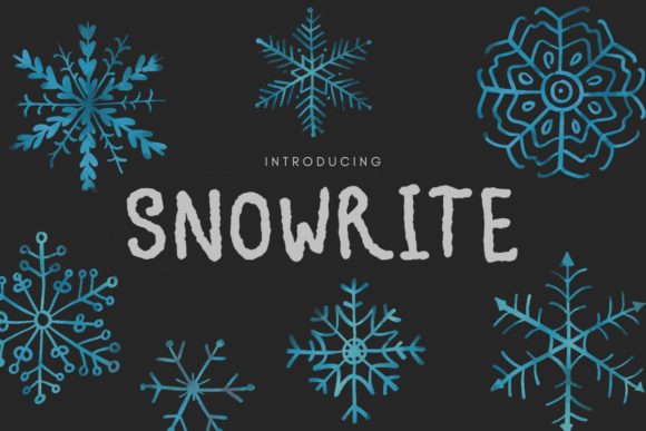 Snowrite Snow-like: A Display Font for Memorable Branding
