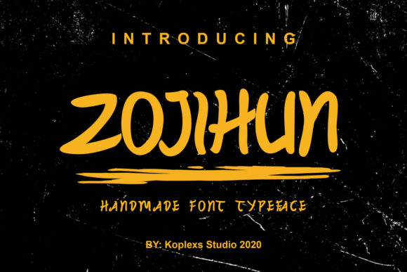 Zojihun: A Unique Display Font for Bold Web Design